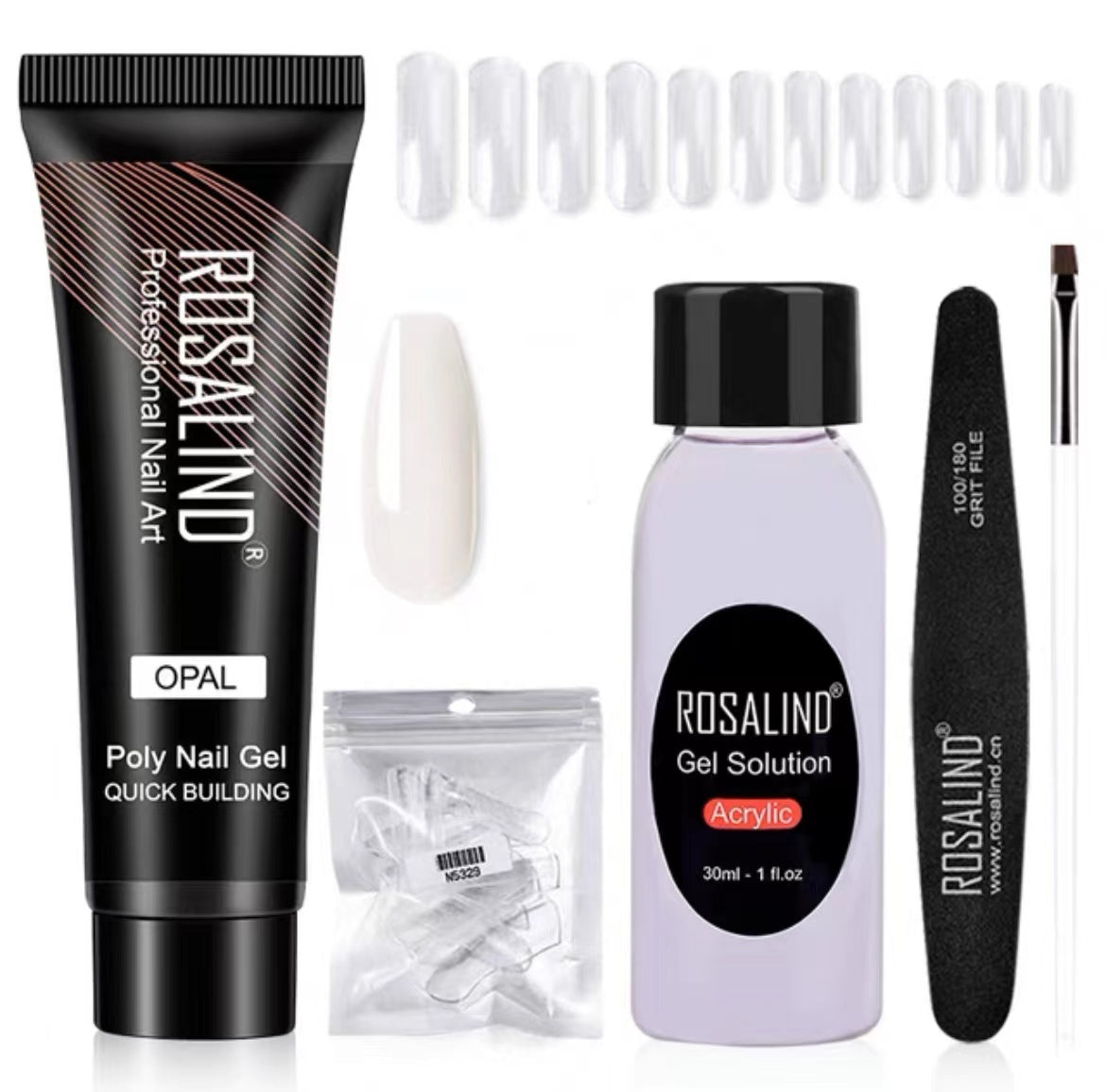 Extension Gel Polish Kit For Manicure Poly Nail Gel Set For