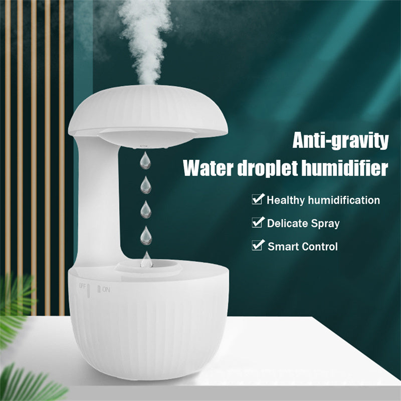 Anti-Gravity Silent Water Droplet Humidifier Cool Mist Maker Fogger