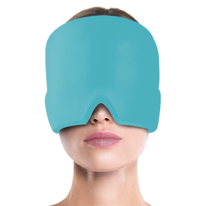 Gel Compress Eye Mask Wrap Headache Relief for Migraines, Stress, and Tension