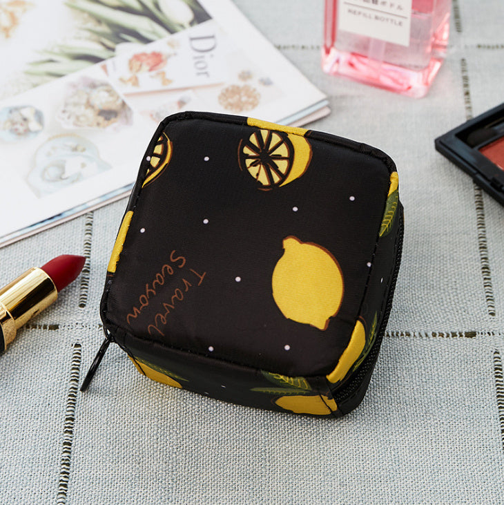 Portable mini cosmetic bag