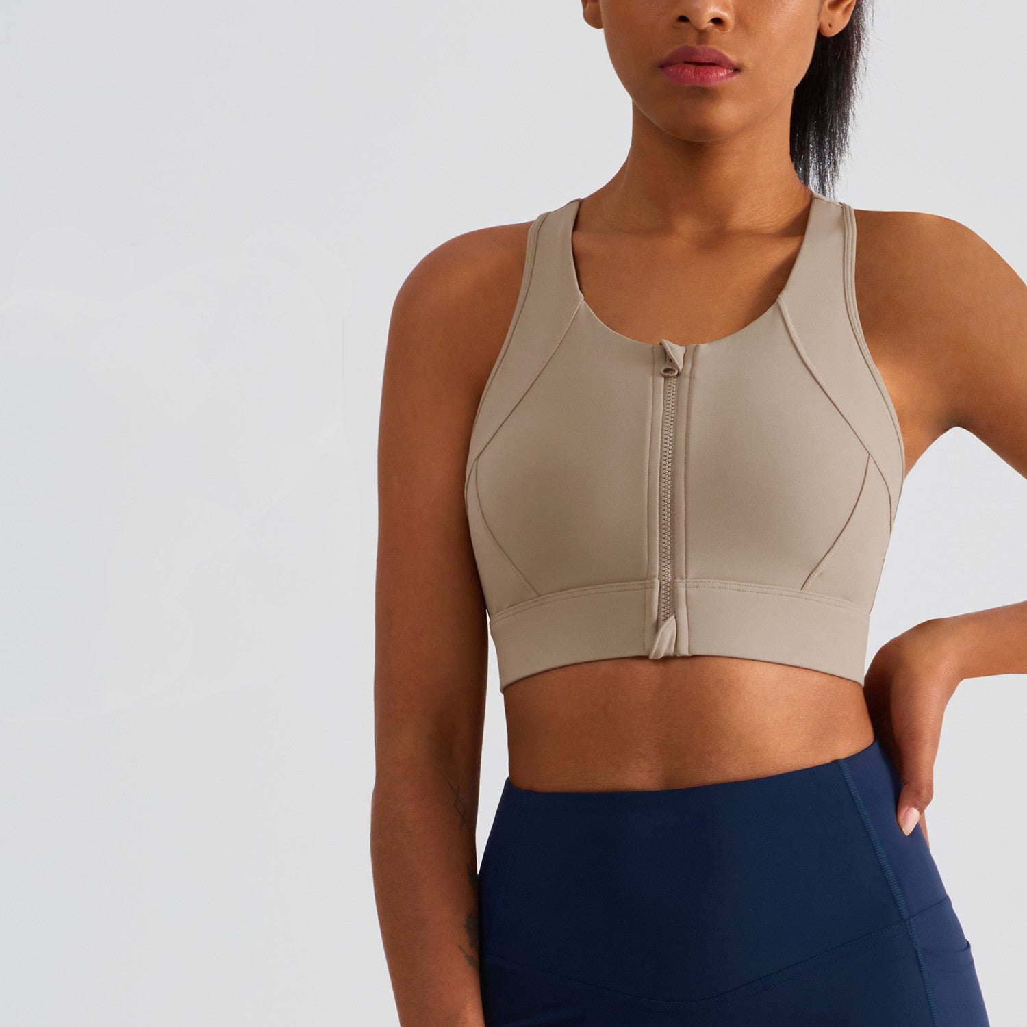 Easy On And Off Front Zipper Women's Sports Bra