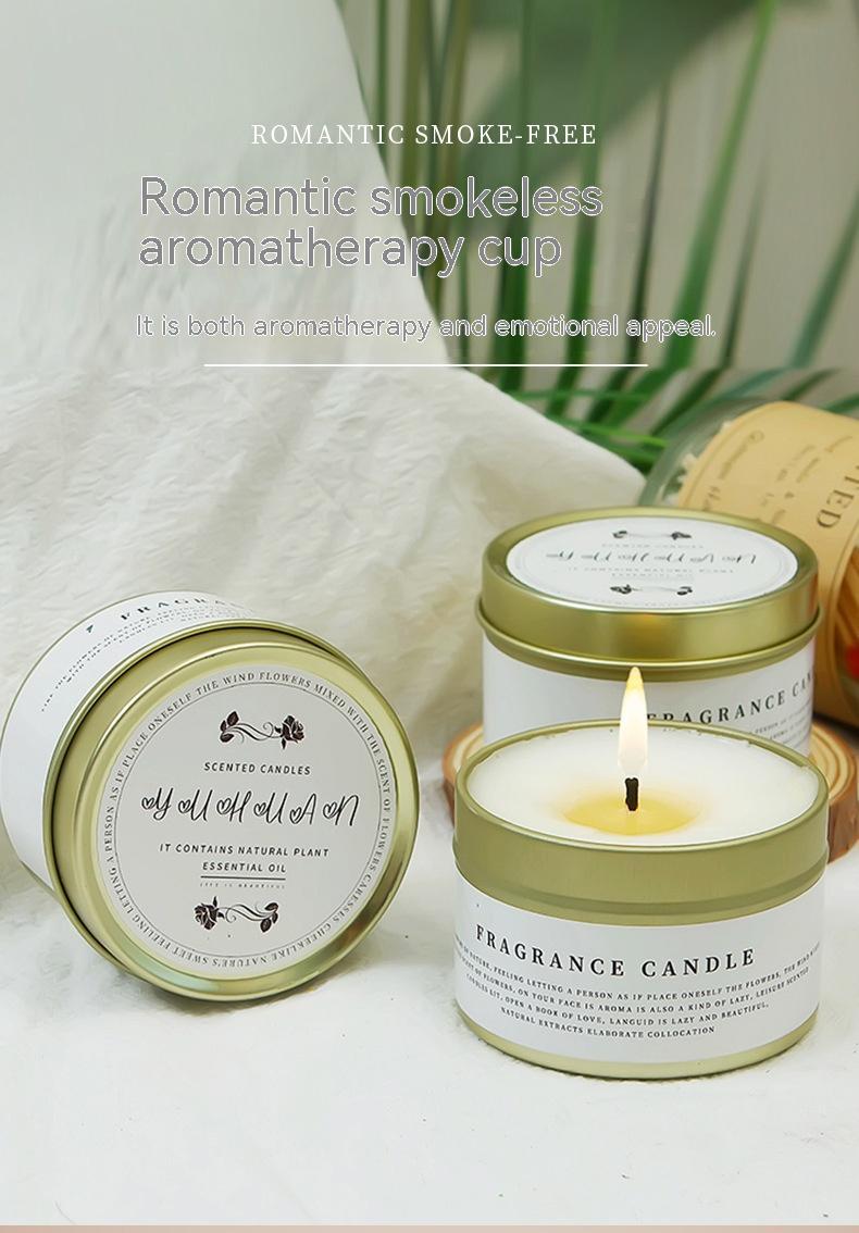 Travel Safe Essential Oil Aromatherapy Candle Improve Sleep + Relaxation