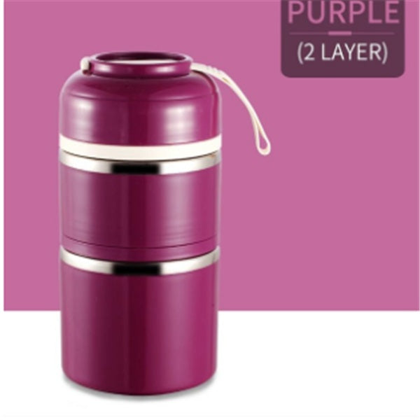 Portable Multi Tier Stainless Steel Lunch Box