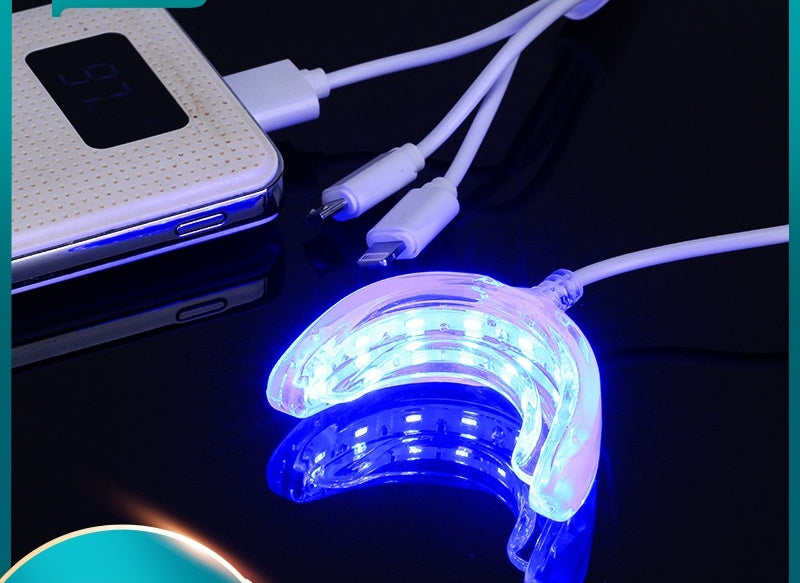 LED Blue Light Teeth Whitening Device