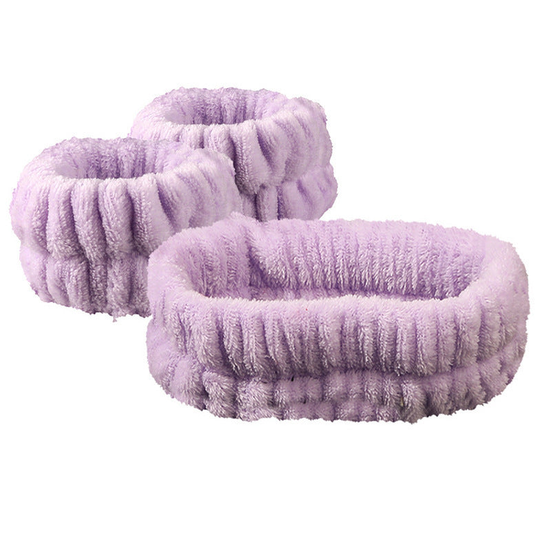 Hair Band & Wrist Cuffs Wash Set