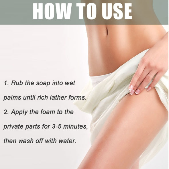 WoodSleep Strawberry Scented Soap Gentle Cleansing, Deodorizing Body Care Soap For Women's Intimate Parts