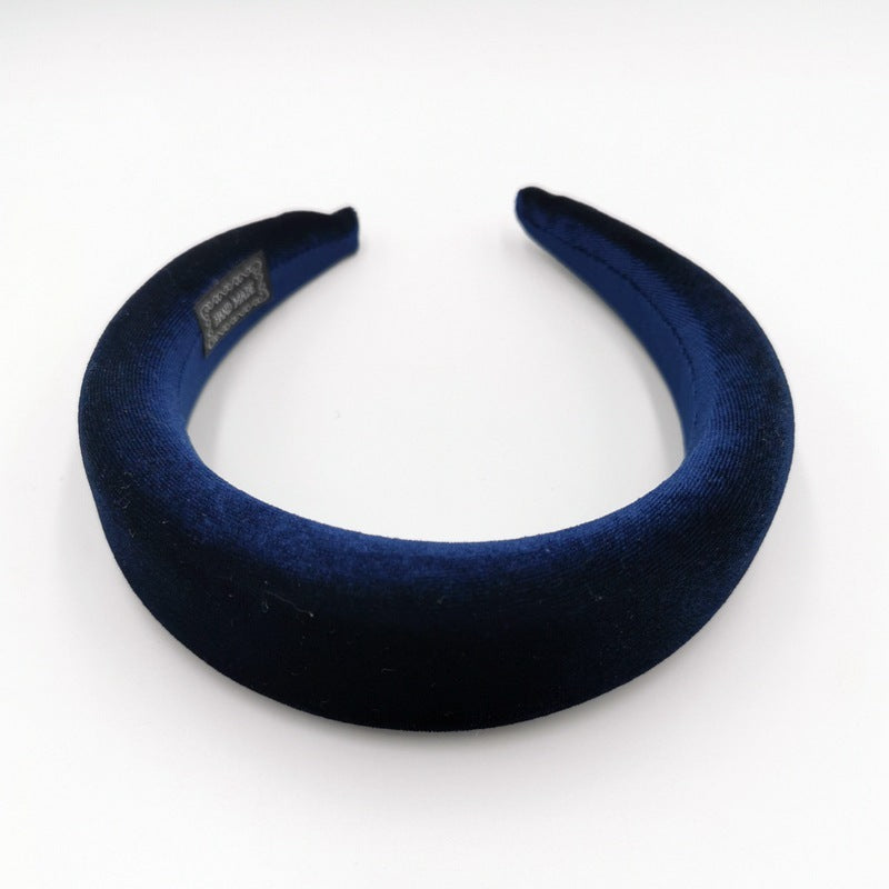 Gold Velvet Flannel Sponge Headband