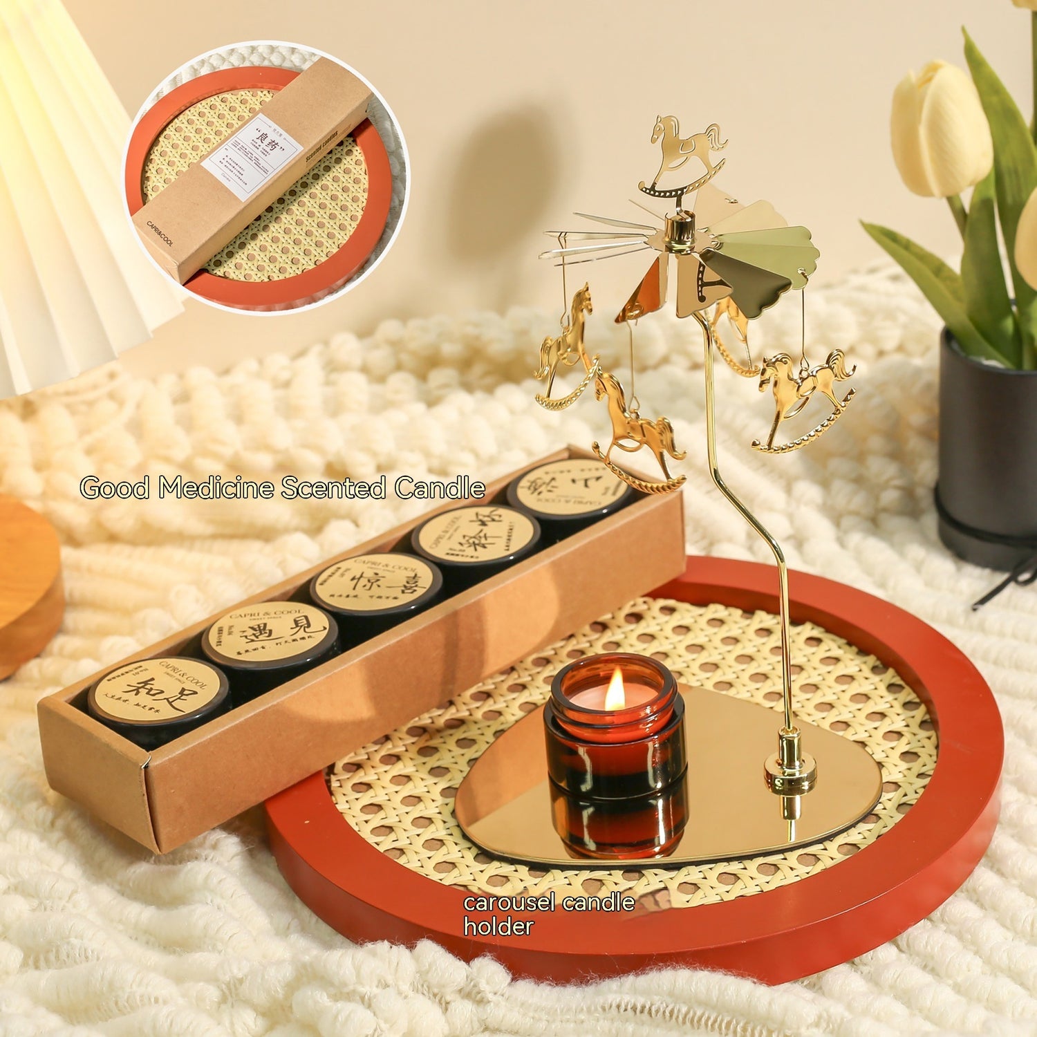 Girls Light Perfume Gift Atmosphere Aromatherapy Candle