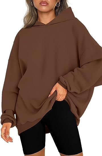 Women's Hooded Cotton Pullover Oversized Sweatshirt