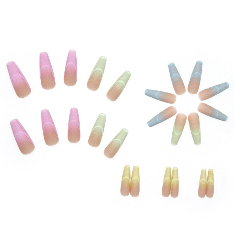 Box Of 24 Summer Rainbows Nail Manicure