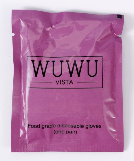 WUWUVISTA 30 Pairs Individually Packaged Disposable Nitrile Gloves New Food Grade TPE Latex Gloves Non-Slip Gloves Wax Accessories