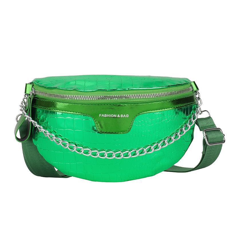 Fashion Snake Print Crossbody Fanny Pack Messenger Belt Bag