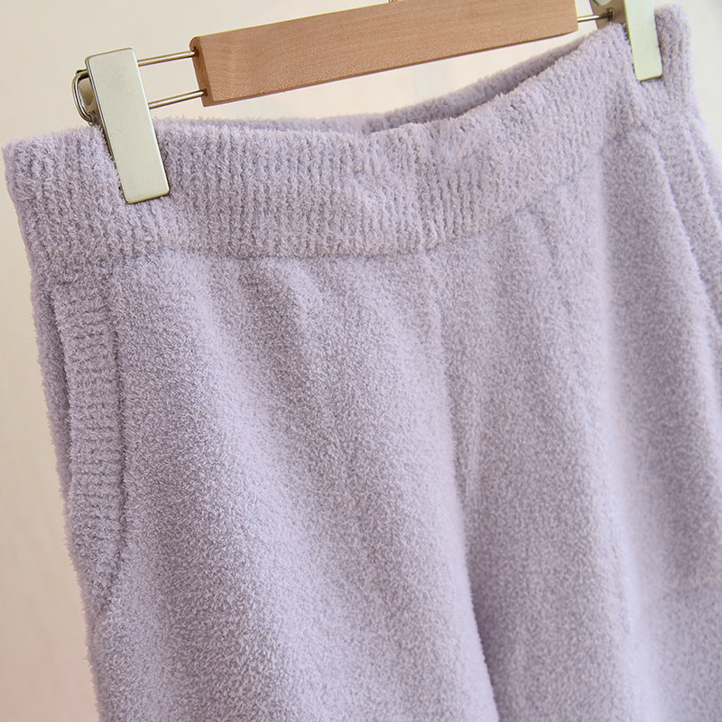 Soft Fleece Pajama Set, Top and Pants