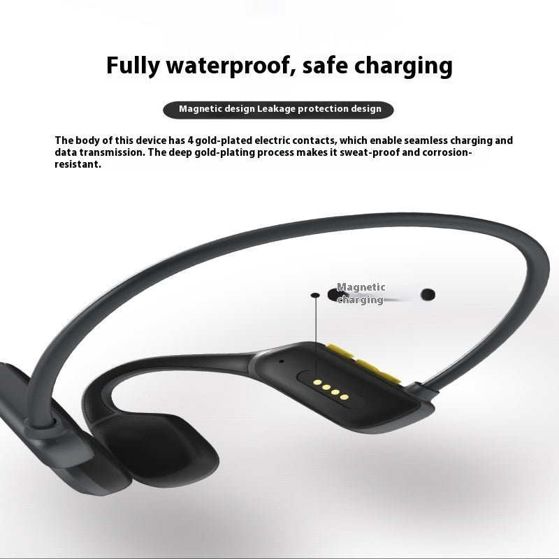 Bone Conduction Swimming Bluetooth Headset With 8G Memory