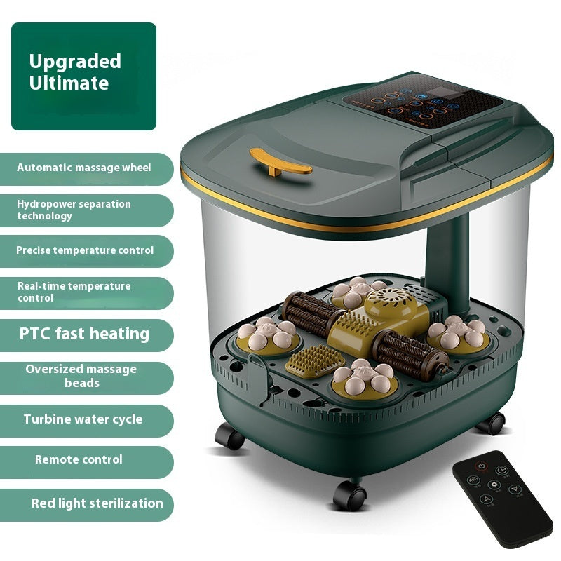 Fumigation Foot Bath Tub Automatic Massage Heating Foot Bath Barrel