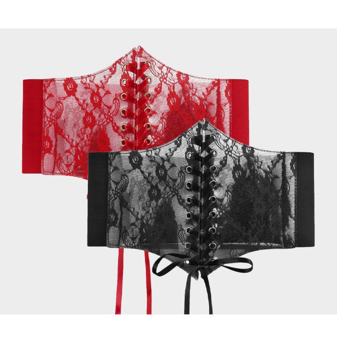 Front Lace-up Lace Corset Belt