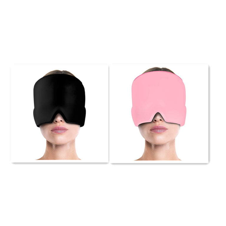 Gel Compress Eye Mask Wrap Headache Relief for Migraines, Stress, and Tension