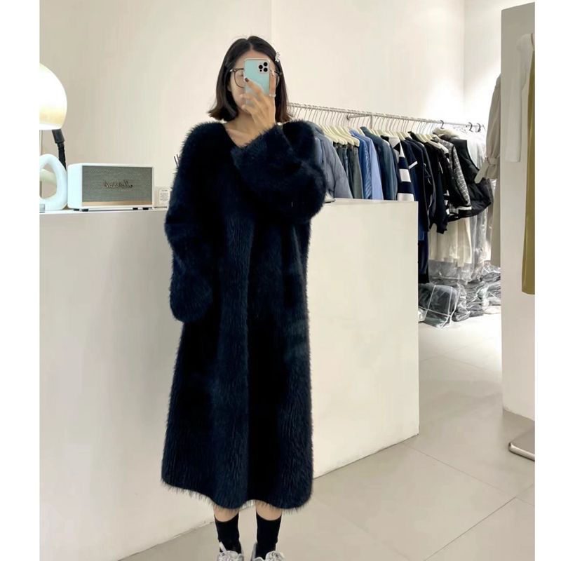 Mohair Fur Lounge Dress