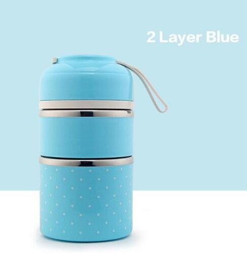 Portable Multi Tier Stainless Steel Lunch Box