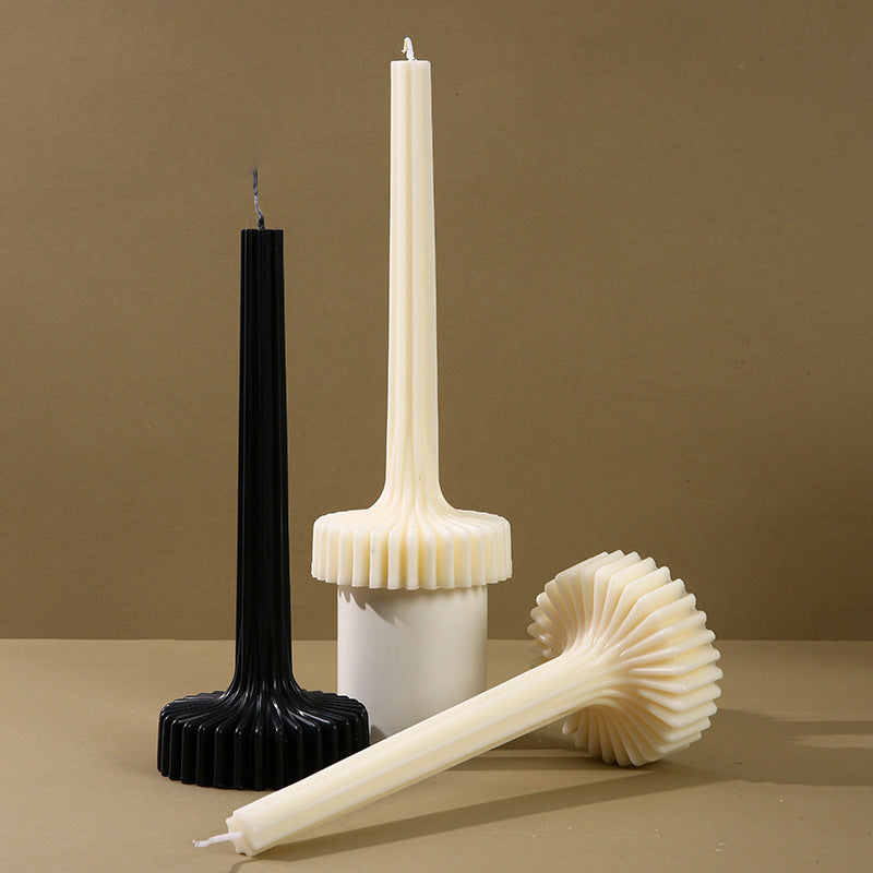 Nordic Style Serrated Aromatherapy Candle