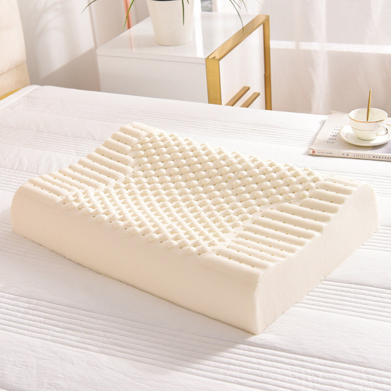 Natural Latex Single Neck Massage Pillow
