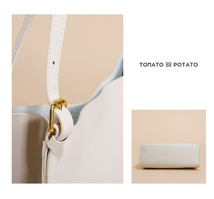 Genuine Leather Women's Bag Large Capacity Niche Commuter