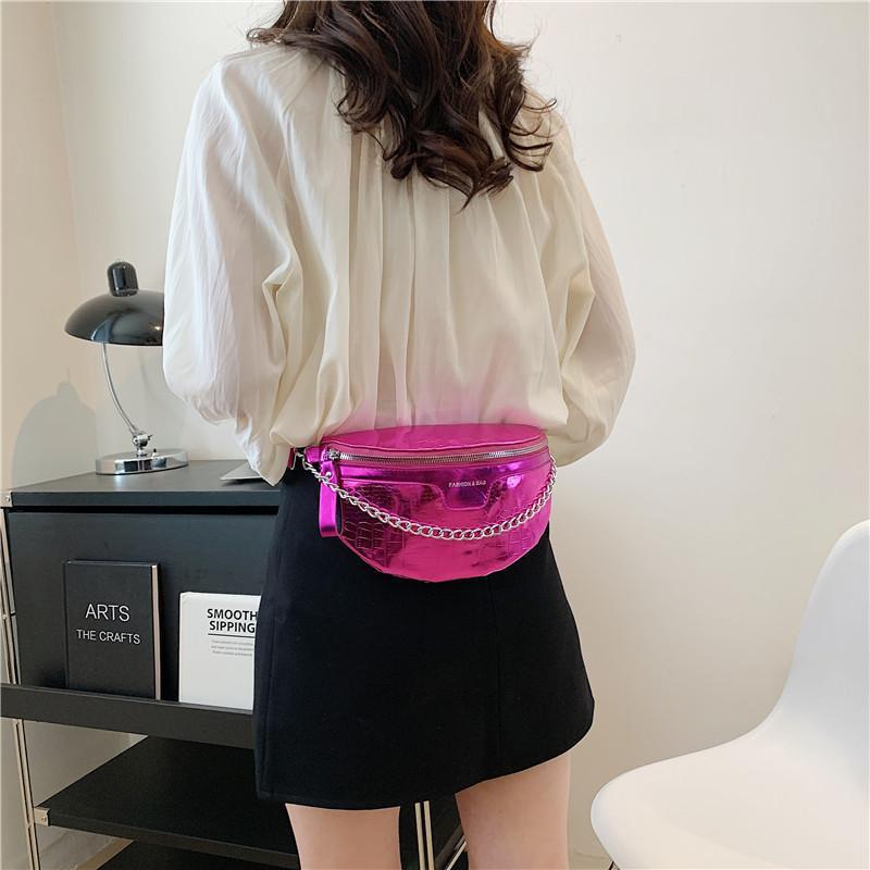 Fashion Snake Print Crossbody Fanny Pack Messenger Belt Bag