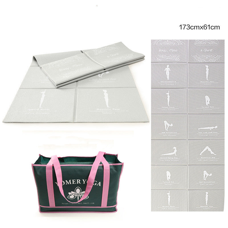 Illustrated Yoga Positions Yoga Mat