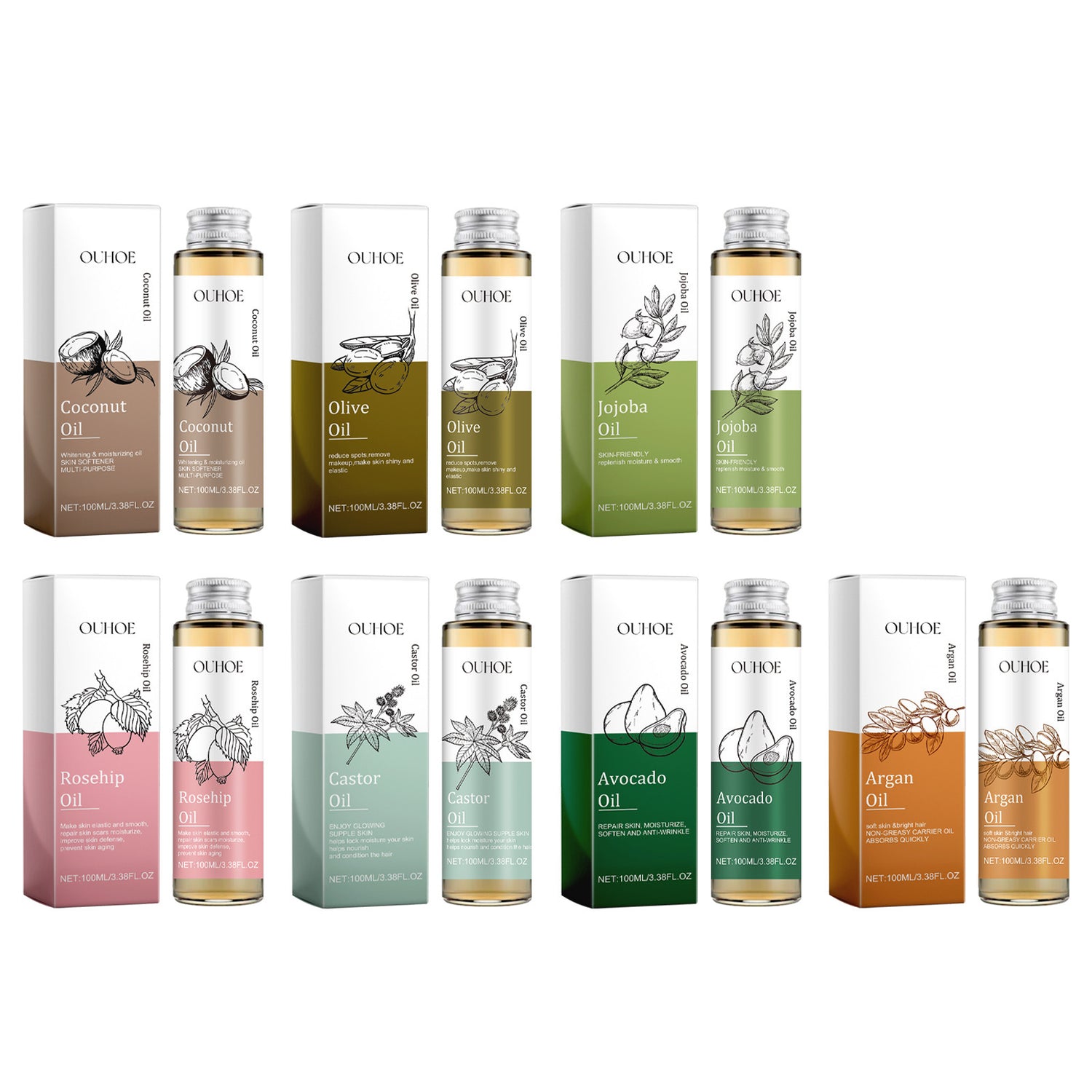 Multi-Effect Skin Massage Treatment Oil