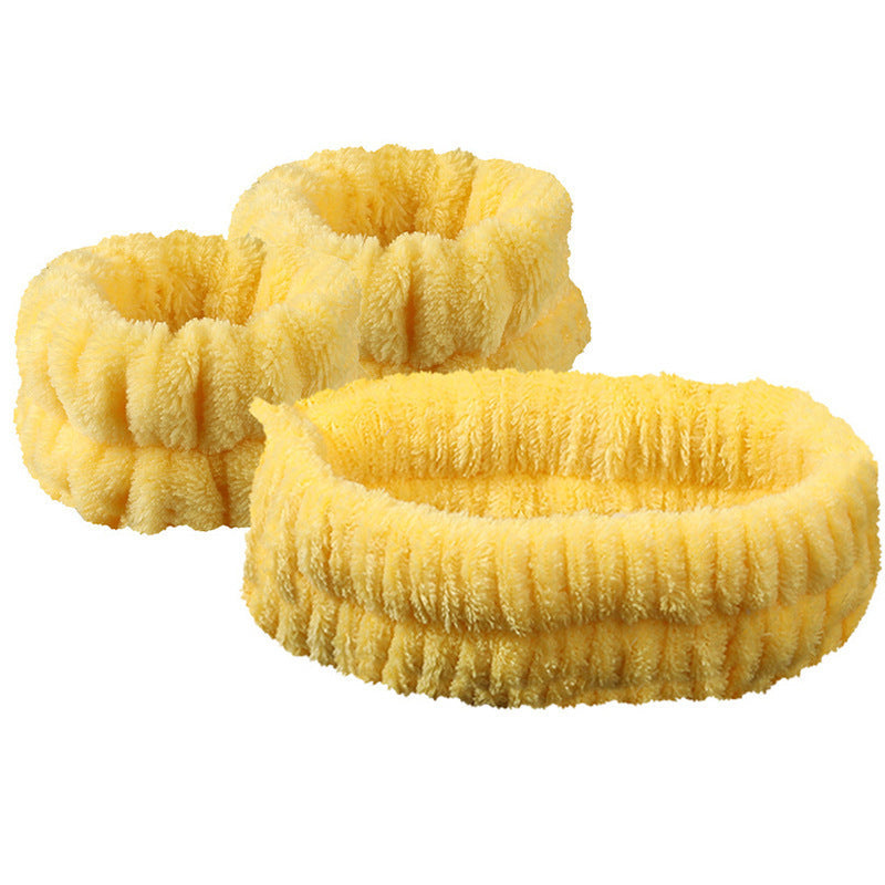 Hair Band & Wrist Cuffs Wash Set