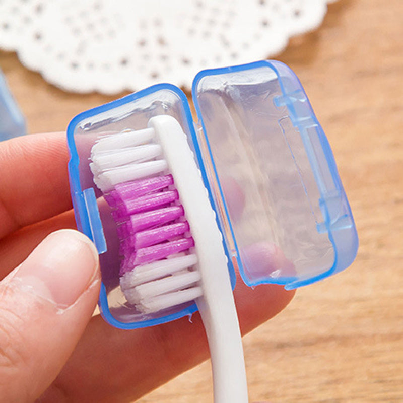 Travel portable toothbrush head cover