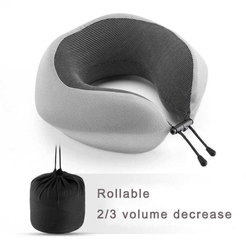 Slow Rebound Memory Foam Portable Travel Neck Pillow