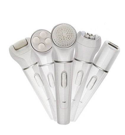 5 in 1 Multi-Functional Portable Face and Body Skin Care Electric Massager Scrubber Brush