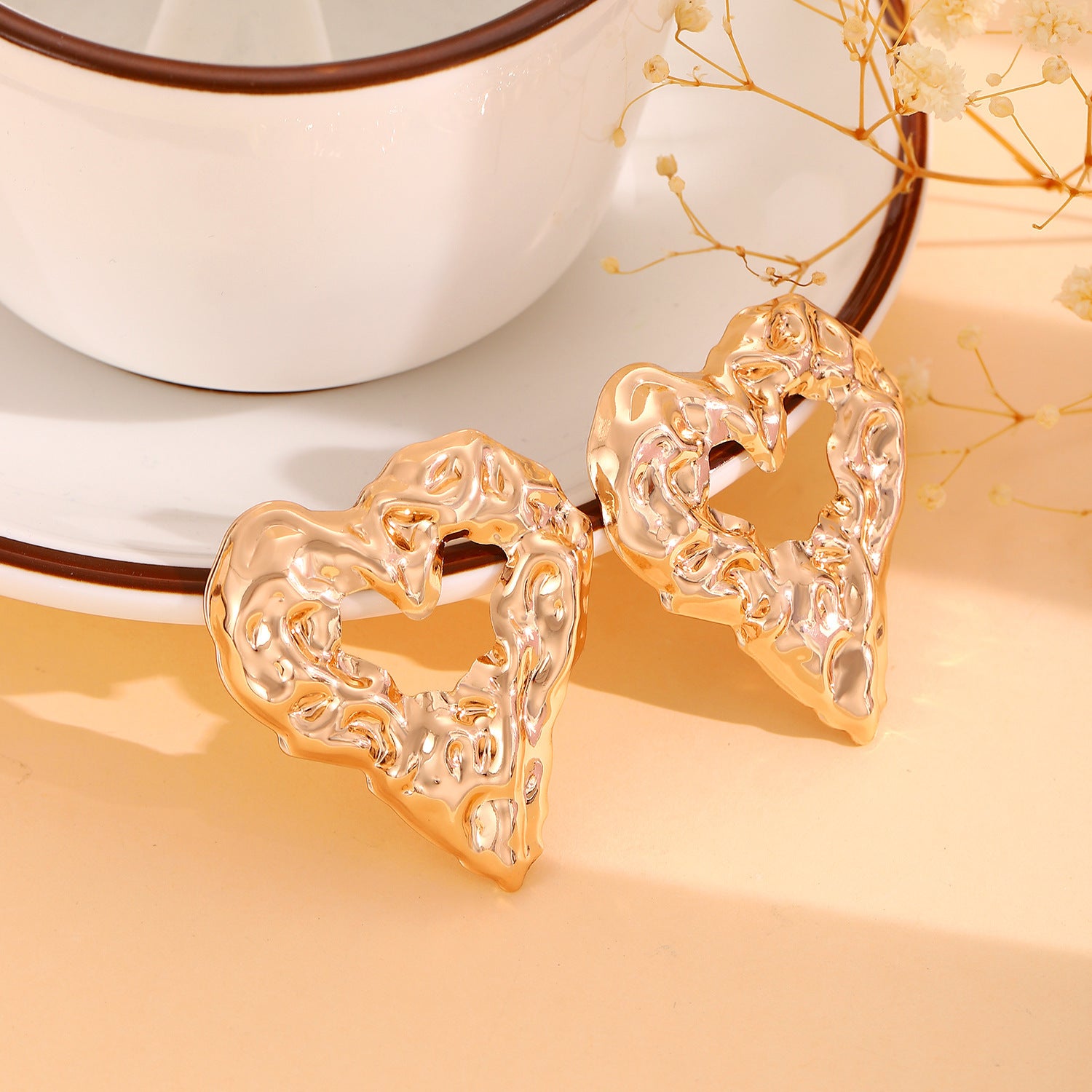 Heart-Shaped Earrings Love Earrings