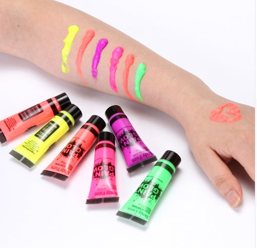 Non Toxic Glow In the Dark Body Paint Environmentally Friendly