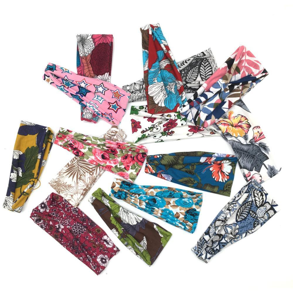 Printed sports headband yoga headband