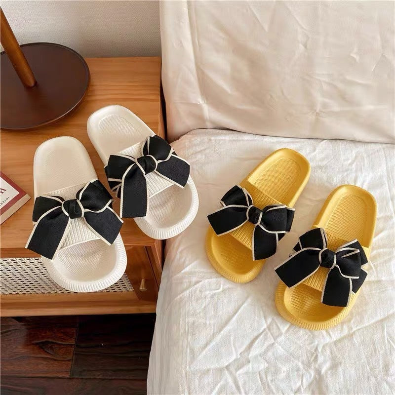 Non-slip Bow Detail Slipper