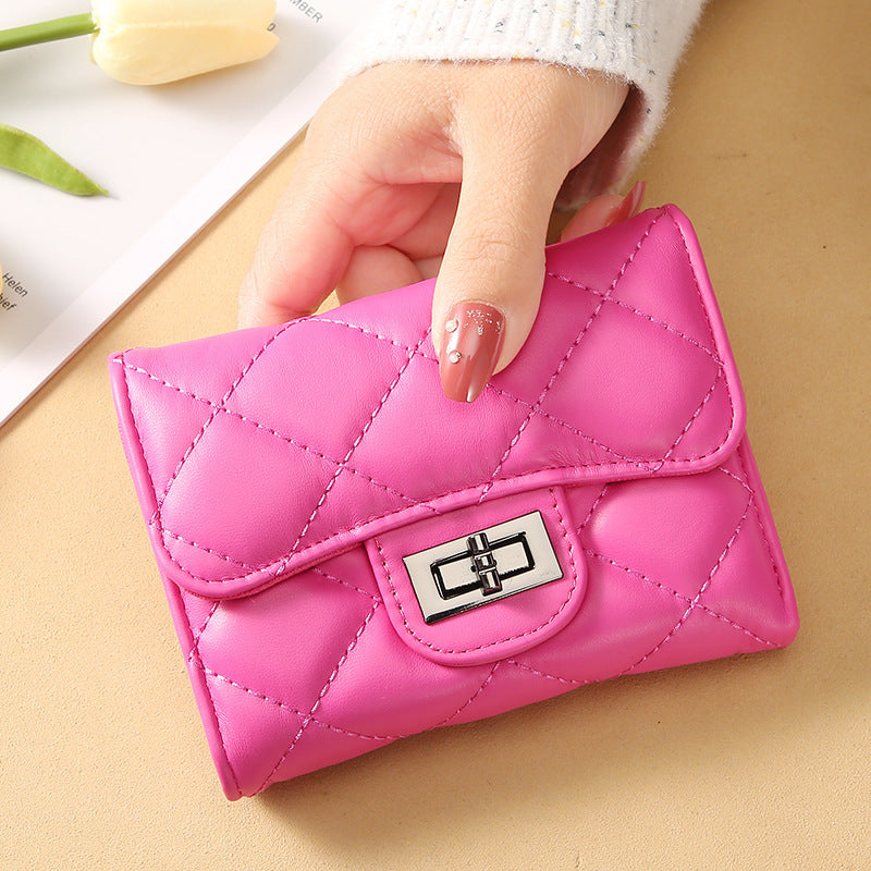 Classic Quilted Wallet Clutch