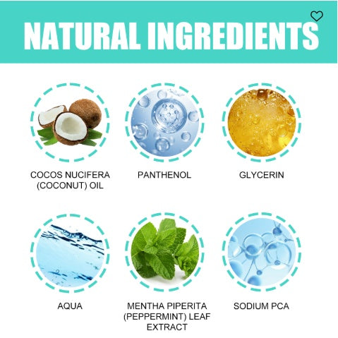 Coconut Mint Mouth Wash, Teeth Whitening Clean Breath Oral Care