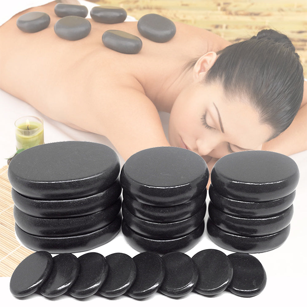 20pcs/set Hot Stone Body Massage with Heating Mechanism