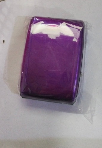 Aluminum metal card holder bank card box