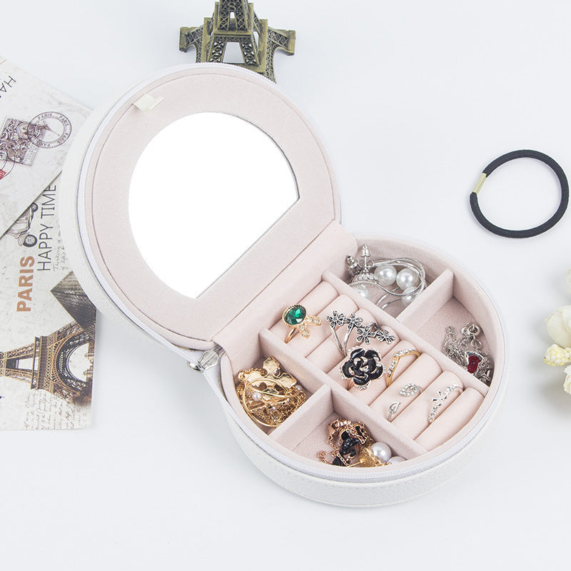 Simple Portable Flannel Jewelry Box