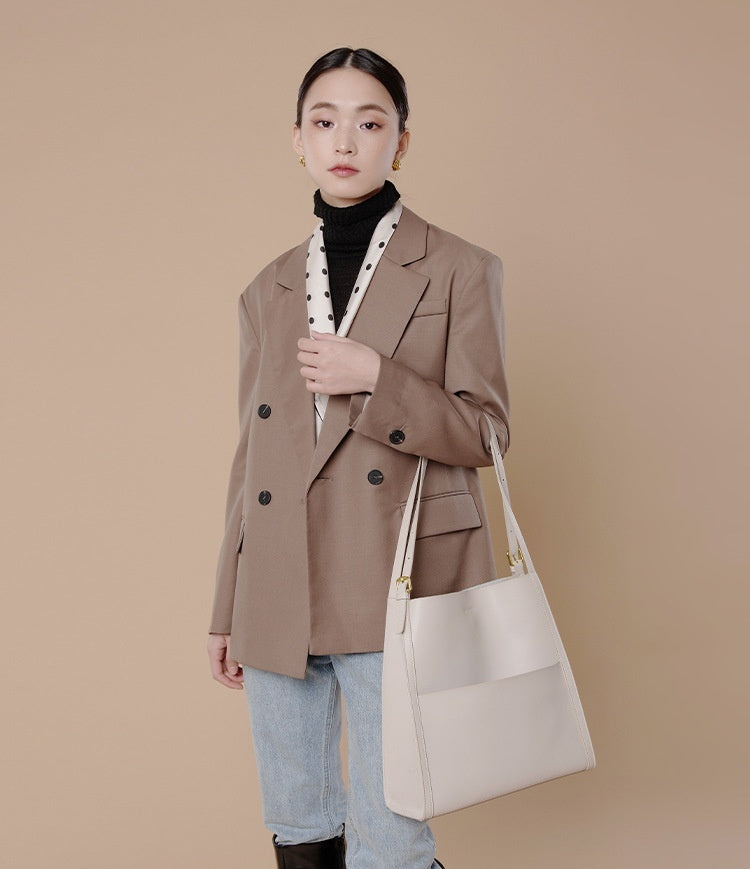 Genuine Leather Women's Bag Large Capacity Niche Commuter