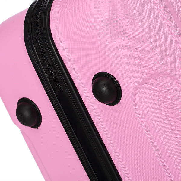 Bubble Gum Pink Luggage Set, 20in 24in 28in