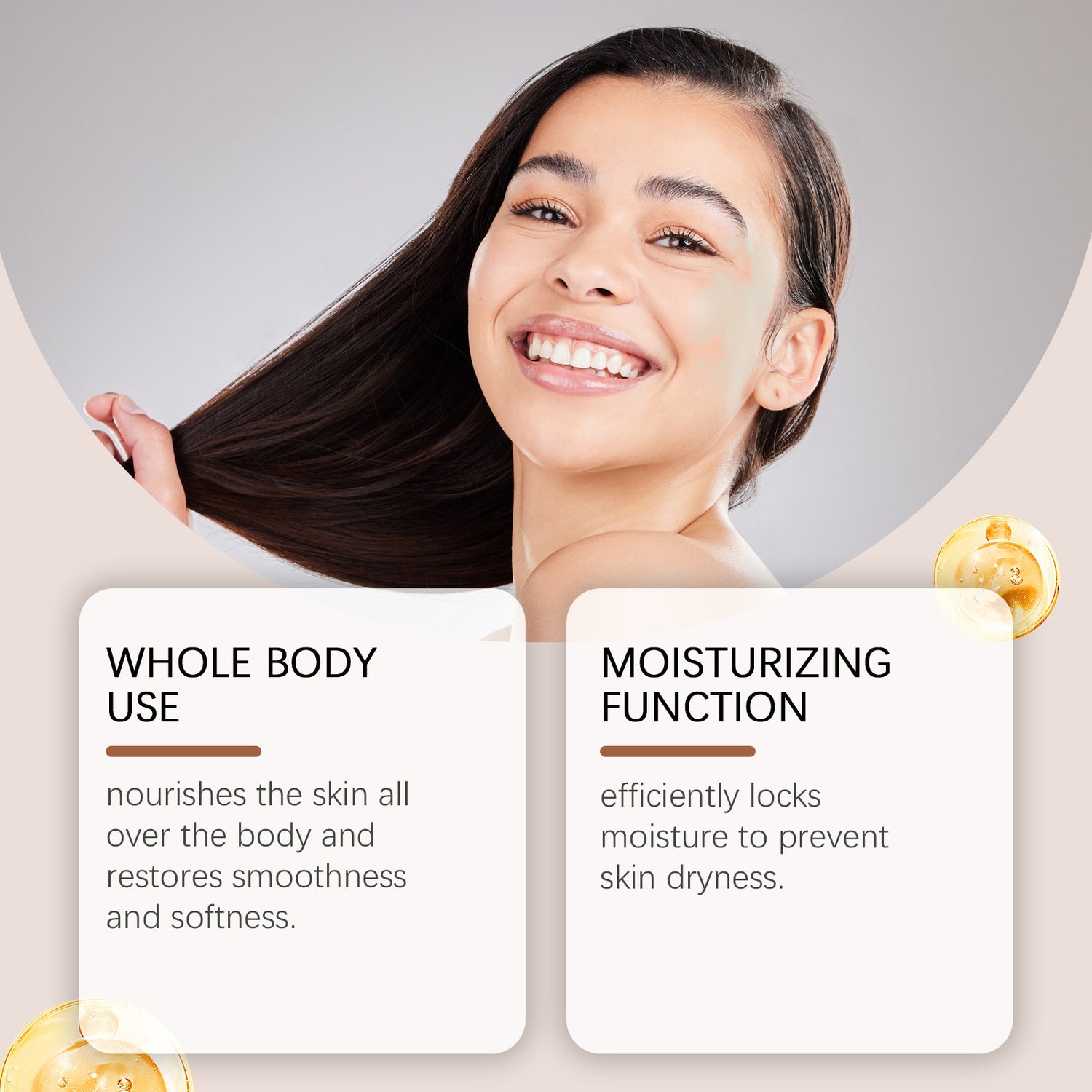 Moisturizing Whole Body Skin Hair Is Suitable For Lasting Moisturizing Skin