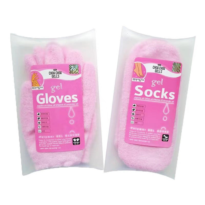 Moisture Locking Spa Gel Glove and Foot Sock