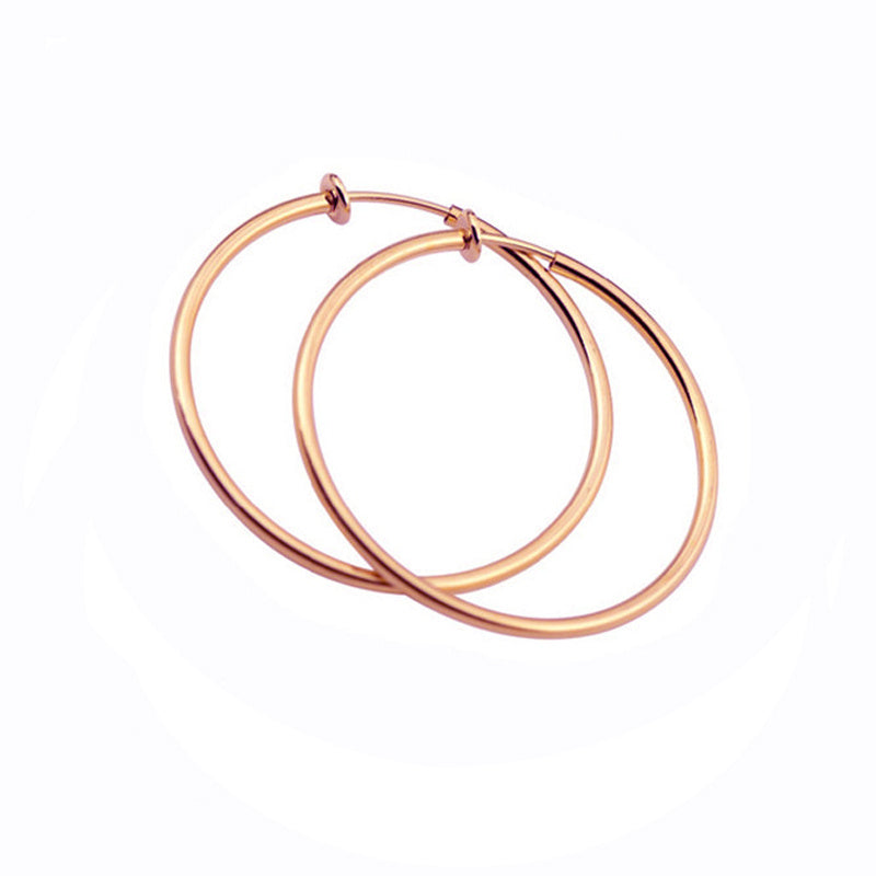 Stylish Non Perforated Earless Spring Clip