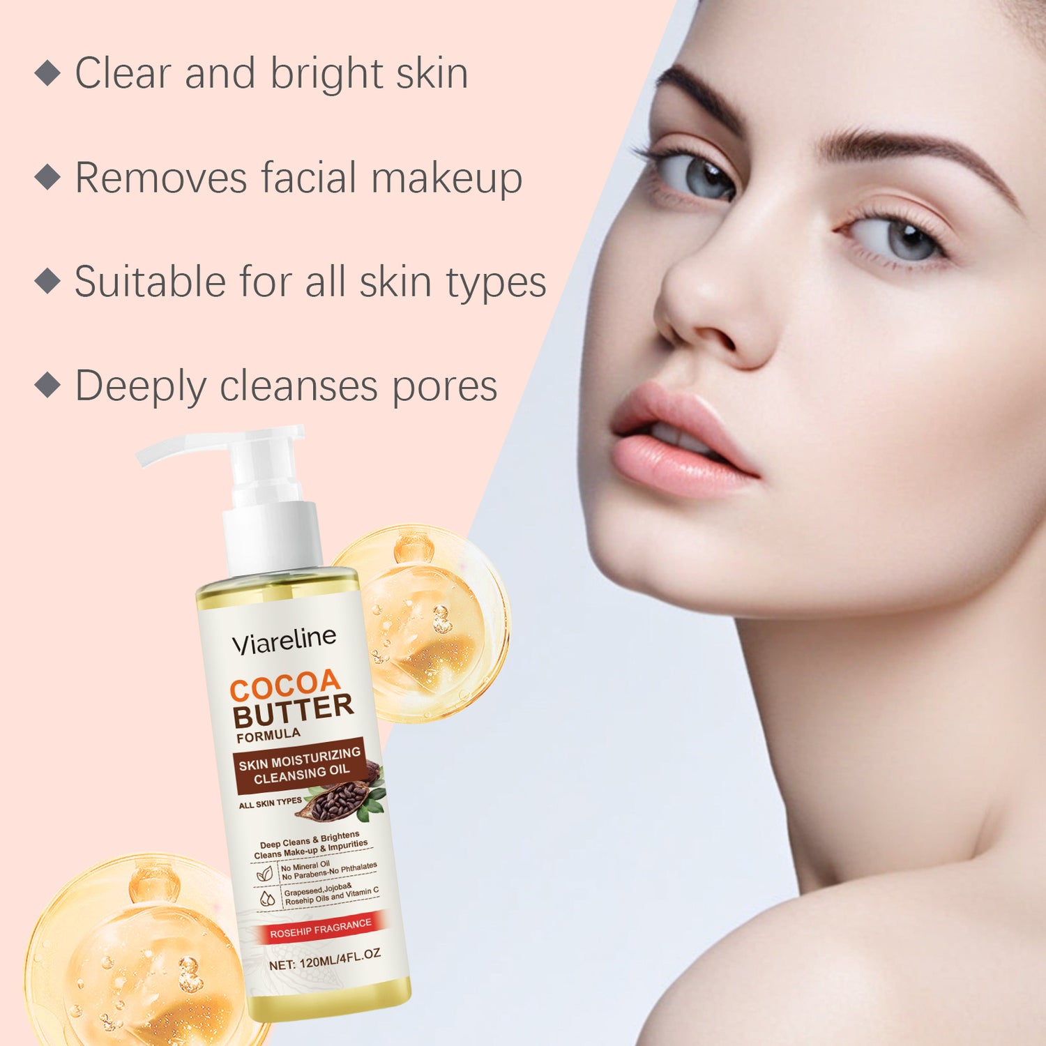 Facial Gentle Makeup Remover Oil