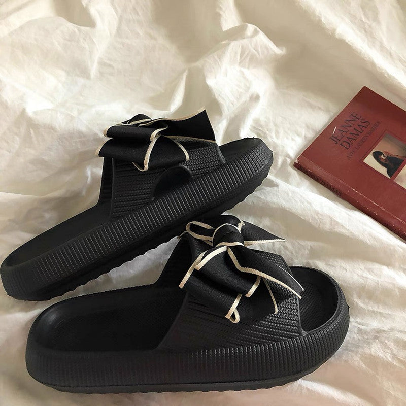 Non-slip Bow Detail Slipper