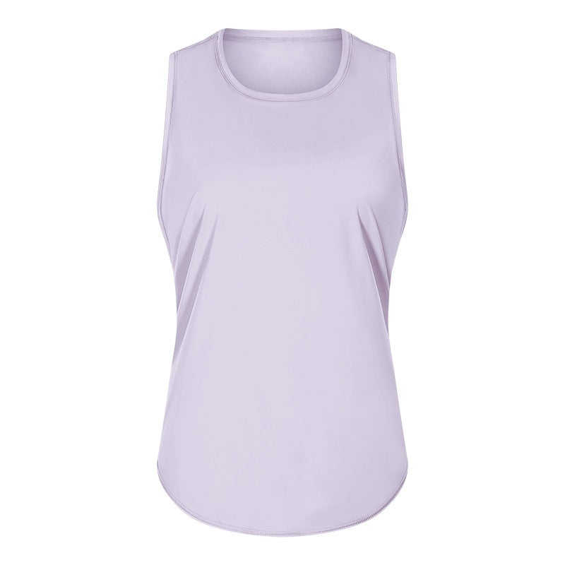 New Yoga Vest Fitness Exercise Sleeveless Blouse Quick-drying Loose Yoga Top